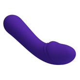 Cetus Rechargeable Purple G-Spot Vibrator With Silicone Design Vibrators - G Spot